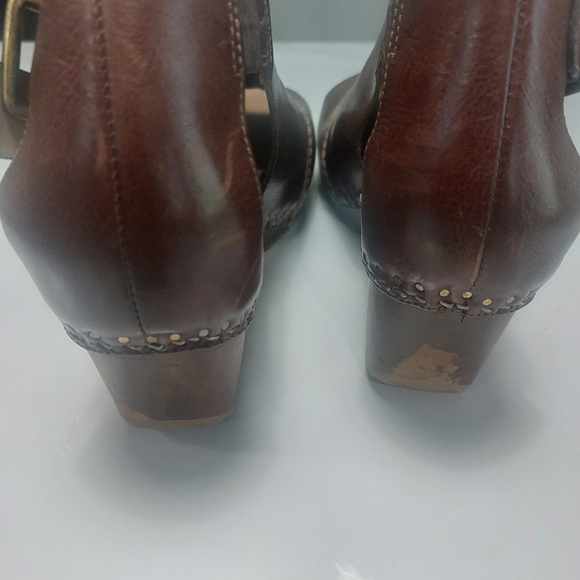 Dansko Brazilian Brown Leather Ankle Straps Women's Sandals Size 41 - Picture 8 of 16